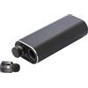 Power bank con auricolari wireless in alluminio personalizzato Letitia 4000 mAh personalizzate o neutre
