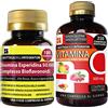 LABOTTEGADEGLIINTEGRATORI Set di Integratori Circolazione Antiossidante + Sistema Immunitario | Diosmina Esperidina Bioflavonoidi 100 Compresse + Vitamina C Acerola Rosa Canina 210 Compresse | Senza Glutine e Lattosio