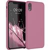 kwmobile Custodia Compatibile con Apple iPhone XR Cover - Back Case per Smartphone in Silicone TPU - Protezione Gommata - rosa scuro