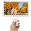 BROLEO Cornice digitale, 1080P luminosità regolabile Smart Digital Picture Frame plastica per regalo (spina USA)