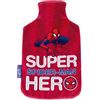 Marvel Spiderman Borsa Dell'acqua Calda, Rivestimento in Velluto Morbido al Tatto, Bottiglia Dell'acqua Calda Spiderman, Terapia del Caldo e Freddo, Capacità 1,5 L