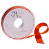 SUPER RIBBONS SR SUPER RIBBONS®™ - Nastri di raso per confezioni regalo, decorazione per feste, auto per matrimoni, Natale, palloncini, capelli, torte, regali, bouquet da sposa (arancione, 10 mm x 20 m)
