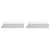 Decora, 0174023 Rettangolo in Polistirolo Imbustato Singolarmente, Ideale come Dummy per Realizzare Torte a Piani, Bordi Dritti, 20 x 30 x 7,5 cm (Confezione da 2)
