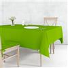 Il Tuo Artigiano Design Tovaglia da Tavola da 4 a 18 posti Lavabile in Lavatrice - Tovaglia Quadrata e Tovaglia Rettangolare 6 posti, 12 posti - Made in Italy (Verde mela, 6 posti - 120x160 cm)