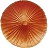 YILANLAN Cuscino zucca semplice Cuscino pavimento rotondo peluche Cuscino tatami addensato Cuscino sedia ufficio Decorazione della stanza (35cm*8cm, Orange)