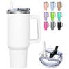 HNCY Tazza Termica da Viaggio con 2-in-1 Coperchio, 1180 ml Borraccia Termica, Bicchiere Termico con Cannuccia e Coperchio, Acciaio Inossidabile Travel Mug con manico, Tumbler Cup per Portabicchieri