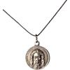 I G J LA MEDAGLIA DEL VOLTO SANTO DI GESU' (IL VOLTO DELLA SACRA SINDONE) CON CATENINA DA CM 52-100% MADE IN ITALY