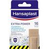 Hansaplast Cerotti EXTRA POWER, Cerotti impermeabili con elevato potere adesivo, Cerotti traspiranti, flessibili e resistenti, 1 confezione da 16 pezzi