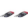 Stagg Cavo Audio 2 Jack, Dritto - Deluxe, 6m, Nero (Confezione da 2)