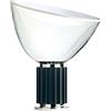 Flos Taccia LED 28W Lampada Tavolo Terra Vetro Nero Dimmer By Castiglioni