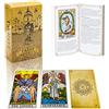 IXIGER Tarocco Carte deck 78 tarocchi con guida per principianti ed esperti, tarocchi classici, durevoli, dimensioni standard 12,1 x 7 cm, gioco di previsioni