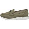 bugatti Optima, Mocassino Donna, Verde Chiaro, 37 EU