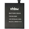 vhbw batteria sostituisce Microsoft/Nokia BV-5QW per smartphone cellulare (2510mAh, 3,8V, Li-Ion)