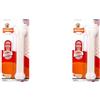 Nylabone Osso masticabile Extreme Chew Bone | Giocattolo masticabile per l'igiene Dentale dei Cani | Gusto Pollo | Large | per Cani Fino a 23 kg (Confezione da 2)