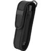 DONGKER Torcia in nylon nero tattico torcia Molle Pouch portatile LED Torch Holder Suitanle per caccia all'aperto campeggio escursionismo - può essere appeso su cintura, gilet, zaino, ecc