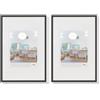 walther design cornice nera 20 x 30 cm New Lifestyle Cornice in plastica KV030B (Confezione da 2)