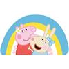 Herding Cuscino con Stampa di Peppa Pig, ca. 35 x 25 x 5 cm, Poliestere, Cuscino Sagomato