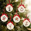 The Leonardo Collection Lesser & Pavey Set di 6 palline per albero di Natale, decorazioni per albero di Natale per tutti i tipi di alberi, decorazioni natalizie Kooks per casa o ufficio - Bug Art