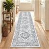 Enyhom Tappeto Corridoio Lungo Vintage Passatoia Corridoio 60 x 240 cm Morbido Tappeto Cucina Antiscivolo Lavabile in Lavatrice Tappeto per Corridoio, Camera da Letto, Scale e Ingresso