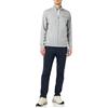 Champion Legacy Sweatsuits Interlock Small Logo Tuta Sportiva, Uomo, (Grigio Melange/Blu Marino), XXL