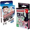 Gujey Monopoly Deal - Monopoly Classico Set di 2 mazzi di carte da gioco per famiglie e bambini, rapido e divertente per 2-5 giocatori, adatto a viaggiatori dagli 8 anni in su