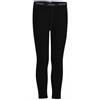 Icebreaker K 200 Oasis Leggings Black Merino Neri Junior