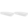 Compactor Milky Sacchetto Extra Piatto XL per Sottiletto, Misura: 100x48x15 cm, Colore: Bianco