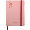 MITAMA Agenda ROSA ROSSO - Planner Settimanale - 18 mesi Settembre 2023 - Febbraio 2025-158 pagine + 50 contenuti extra- Tasca Interna + Matita Coordinata - 15 x 21 cm