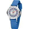 Atrium Orologio da polso per bambini, analogico, al quarzo, extra chiaro, con cinturino in nylon, colore argento, blu jeans A46-12, Blu, Classico