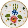 BITOSSI HOME PIATTO PANE 17 CM, FIORI CON OCCHIO, FTB0014
