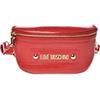 Love Moschino JC4430PP0FKS0, Borsa a Spalla, Donna, Rosso, Taglia unica