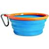 CAMON CIOTOLA PIEGHEVOLE DA VIAGGIO IN SILICONE 1500 ML CON MOSCHETTONE C037/3