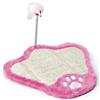 CAMON TIRAGRAFFI IN SISAL E PELUCHE A FORMA DI ZAMPA CON MOLLA E TOPOLINO 40 X 33 CM AC054