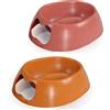 CAMON CIOTOLA IN BAMBÙ IMPUGNATURA A FORMA D'OSSO 22X20X7 CM 500 ML C0282 1PZ
