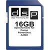 DSP Memory Scheda di memoria da 16 GB per Canon PowerShot A2500