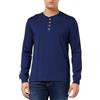 Levi's Long-Sleeve Thermal 3-Button Henley, Uomo, Rainy Day, XL