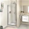 SENSEA Box doccia con ingresso frontale battente Essential L 70 x H 185 cm, vetro 4 mm vetro senza finitura / trasparente profilo cromato