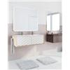 SENSEA Mobile sottolavabo e lavabo Neo rovere naturale/bianco L 120 x H 64 x P 48 cm