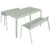 NATERIAL Set tavolo e sedie Idaho NATERIAL in alluminio per 2 persone, verde