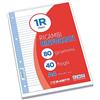 Blasetti Ricambi Rinforzati - Confezione da 40 fogli a righe formato A4, Rigatura 1R, fogli di ricambio per raccoglitori e copertine ad anelli, fogli di carta ricaricabili da 80gr