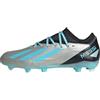 adidas X Crazyfast Messi.3 Firm Ground Boots, Scarpe da Calcio Unisex-Adulto, Silver Metallic/Blue/Core Black, 46 EU