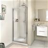 SENSEA Box doccia con ingresso frontale battente Essential L 80 x H 185 cm, vetro 4 mm profilo cromato