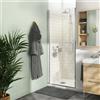 SENSEA Box doccia con ingresso frontale battente Remix L 80 x H 195 cm, vetro 6 mm profilo cromato