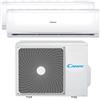 Candy Condizionatore a muro multisplit inverter dual CANDY Candy Pura 9 + 9 14000 BTU classe raffreddamento A++, classe di riscaldamento A+, bianco