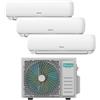 Hisense Condizionatore a muro multisplit HISENSE Trial Mini Apple Pro 9 + 9 + 12 21000 BTU 6.3 KW classe raffreddamento A++ classe riscaldamento A+