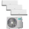 Hisense Condizionatore a muro multisplit HISENSE Trial Energy Pro Plus 9 + 9 + 12 BTU classe A++