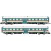 ARNOLD HN2569S SET automotrici Aln 668 Livrea blu/beige DCC SOUND Scala N 1/160