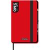 Mitama Taccuino Large ROSSO - MEMO BOOK - NOTEBOOK - Copertina Soft Touch - Tasca interna + Matita Inclusa - Fogli a Righe - 13 x 21 cm, Ragazzi e adulti, Tempo libero, Ufficio