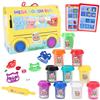 Toyland® Cocomelon Mega Dough Bus Set - Crea, Modella e mescola! Include 10 pentole di Pasta - Giocattoli Cocolon