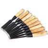 MAHWER 9 pz/set acciaio ad alta velocità intaglio del legno scalpello a mano set di strumenti for la lavorazione del legno manico in legno duro strumenti for falegnami 4-25 mm